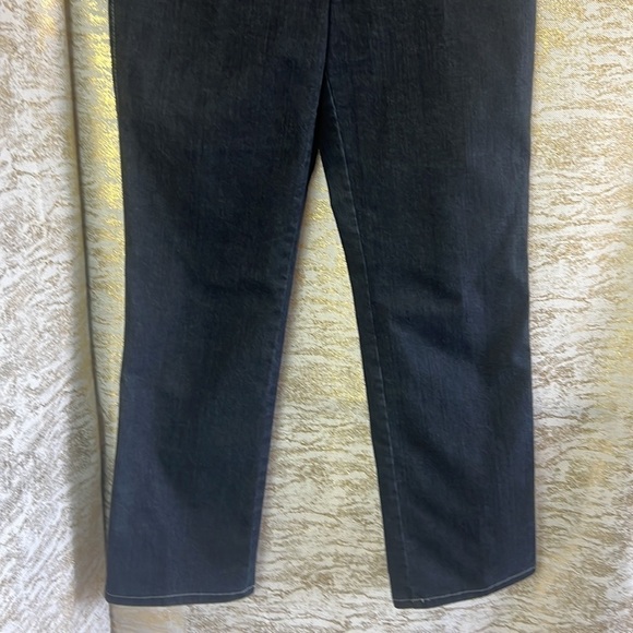 UN Jour Ailleurs Paris Dark Blue Wash Straight Woman’s Jeans Size 40 - Picture 4 of 15